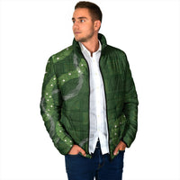 Hawaiian Quilt Padded Jacket Pele Hair Hinahina Lei Green Version LT05 - Polynesian Pride