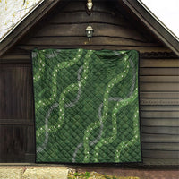 Hawaiian Quilt Quilt Pele Hair Hinahina Lei Green Version