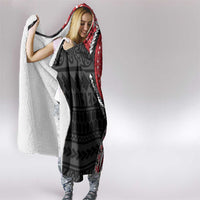 New Zealand Red Maori Koru Simple Style Hooded Blanket