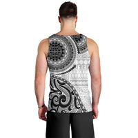 New Zealand White Maori Koru Simple Style Men Tank Top