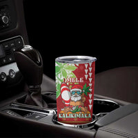 Personalised Hawaii Christmas Tumbler Cup Funny Santa Claus Surf Mele Kalikimaka LT05 - Polynesian Pride