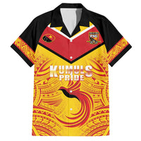 Papua New Guinea Rugby Custom Family Matching Puletasi and Hawaiian Shirt Kumul Pride Go Champions