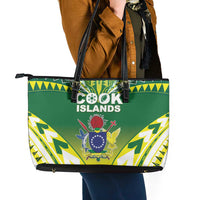 Cook Islands Rugby Leather Tote Bag The Kukis Go Champions