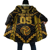 Custom Polynesia Beach Volleyball Cloak Gold Polynesian Tribal Pattern LT05 - Polynesian Pride