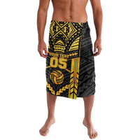 Custom Polynesia Beach Volleyball Lavalava Gold Polynesian Tribal Pattern LT05 Gold - Polynesian Pride
