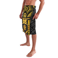 Custom Polynesia Beach Volleyball Lavalava Gold Polynesian Tribal Pattern LT05 - Polynesian Pride