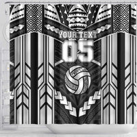 Custom Polynesia Beach Volleyball Shower Curtain Polynesian Tribal Pattern LT05 - Polynesian Pride