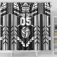 Custom Polynesia Beach Volleyball Shower Curtain Polynesian Tribal Pattern LT05 - Polynesian Pride