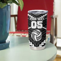Custom Polynesia Beach Volleyball Tumbler Cup Polynesian Tribal Pattern LT05 - Polynesian Pride