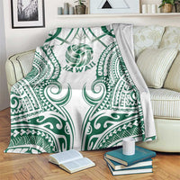 Hawaii Volleyball Blanket Polynesian Pattern LT05 Teal - Polynesian Pride