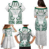 Custom Hawaii Volleyball Family Matching Puletasi and Hawaiian Shirt Polynesian Pattern - Polynesian Pride