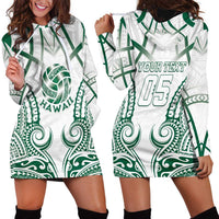 Custom Hawaii Volleyball Hoodie Dress Polynesian Pattern LT05 - Polynesian Pride