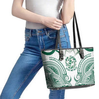 Hawaii Volleyball Leather Tote Bag Polynesian Pattern LT05 - Polynesian Pride