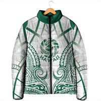 Custom Hawaii Volleyball Padded Jacket Polynesian Pattern LT05 - Polynesian Pride