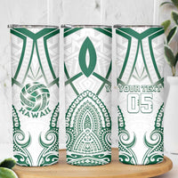 Custom Hawaii Volleyball Skinny Tumbler Polynesian Pattern LT05 - Polynesian Pride