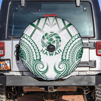 Hawaii Volleyball Spare Tire Cover Polynesian Pattern LT05 Teal - Polynesian Pride