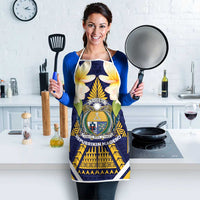 Nauru Independence Day Apron Coat Of Arms With Plumeria LT05 - Polynesian Pride