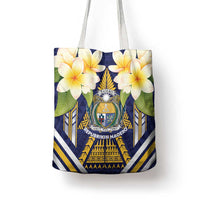 Nauru Independence Day Tote Bag Coat Of Arms With Plumeria LT05 - Polynesian Pride