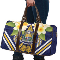Nauru Independence Day Travel Bag Coat Of Arms With Plumeria LT05 - Polynesian Pride