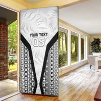 Custom Fiji 2026 Rugby Door Cover Fijian Tapa Pattern