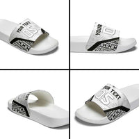 Custom Fiji 2026 Rugby Slide Sandals Fijian Tapa Pattern