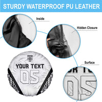 Custom Fiji 2026 Rugby Spare Tire Cover Fijian Tapa Pattern LT05 - Polynesian Pride