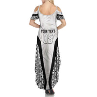 Custom Fiji 2026 Rugby Summer Maxi Dress Fijian Tapa Pattern LT05 - Polynesian Pride