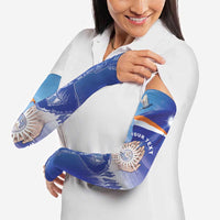 Personalised Marshall Islands Remembrance Day Arm Sleeves We Will Always Remember