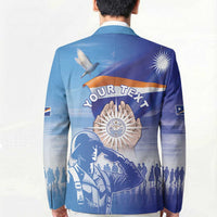 Personalised Marshall Islands Remembrance Day Blazer We Will Always Remember