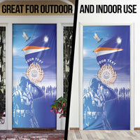 Personalised Marshall Islands Remembrance Day Door Cover We Will Always Remember LT05 - Polynesian Pride