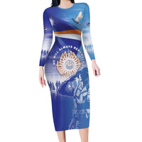 Personalised Marshall Islands Remembrance Day Family Matching Long Sleeve Bodycon Dress and Hawaiian Shirt We Will Always Remember