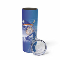 Personalised Marshall Islands Remembrance Day Skinny Tumbler We Will Always Remember LT05 - Polynesian Pride