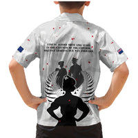 New Zealand ANZAC Day Family Matching Mermaid Dress and Hawaiian Shirt For The Nurse Lest We Forget LT05 - Polynesian Pride