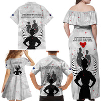 New Zealand ANZAC Day Family Matching Off Shoulder Maxi Dress and Hawaiian Shirt For The Nurse Lest We Forget LT05 - Polynesian Pride