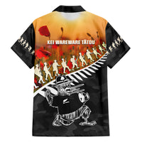 New Zealand ANZAC Rugby Hawaiian Shirt Soldier Fern With Kiwi Bird LT05 - Polynesian Pride