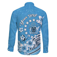 Personalised Penrhyn Gospel Day Family Matching Off Shoulder Maxi Dress and Hawaiian Shirt Cook Islands Tribal Pattern