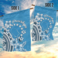 Penrhyn Gospel Day Garden Flag Cook Islands Tribal Pattern