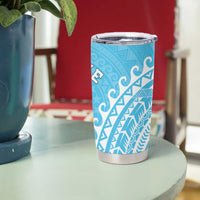Cook Islands Mauke Tumbler Cup Polynesian Tribal Tattoo