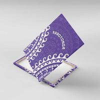 Custom Cook Islands Rarotonga Canvas Wall Art Polynesian Tribal Tattoo