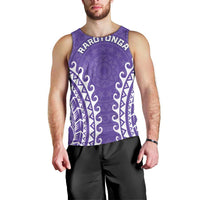 Custom Cook Islands Rarotonga Men Tank Top Polynesian Tribal Tattoo
