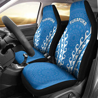 Custom Cook Islands Pukapuka Car Seat Cover Polynesian Tribal Tattoo
