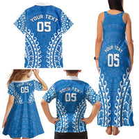 Custom Cook Islands Pukapuka Family Matching Tank Maxi Dress and Hawaiian Shirt Polynesian Tribal Tattoo LT05 - Polynesian Pride