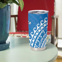 Cook Islands Pukapuka Tumbler Cup Polynesian Tribal Tattoo