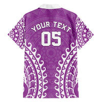 Custom Cook Islands Mangaia Family Matching Tank Maxi Dress and Hawaiian Shirt Polynesian Tribal Tattoo