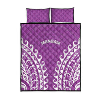 Custom Cook Islands Mangaia Quilt Bed Set Polynesian Tribal Tattoo