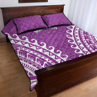 Custom Cook Islands Mangaia Quilt Bed Set Polynesian Tribal Tattoo