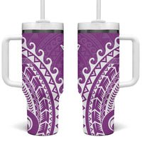 Cook Islands Mangaia Tumbler With Handle Polynesian Tribal Tattoo