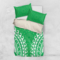 Custom Cook Islands Mitiaro Bedding Set Polynesian Tribal Tattoo