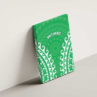 Custom Cook Islands Mitiaro Canvas Wall Art Polynesian Tribal Tattoo