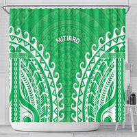 Custom Cook Islands Mitiaro Shower Curtain Polynesian Tribal Tattoo